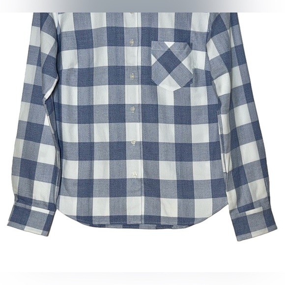 NEW Untuckit Volnay Plaid Button Down Western Shirt, Blue & Gray, Sizes 0 & 4 - Picture 6 of 11